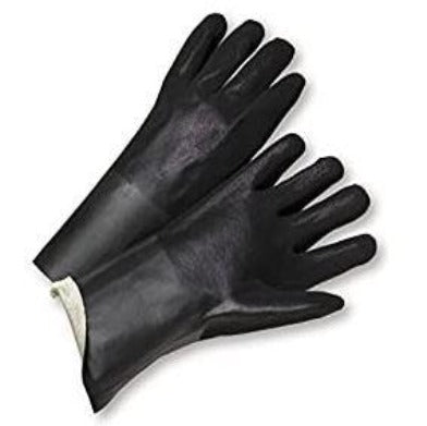 Gloves West Chester 1087RF Rough Grip PVC Interlock Gloves, 18"