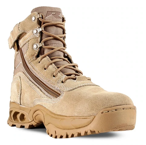 Ridge Footwear 3003Z 6" Desert Storm Side-Zip Boot