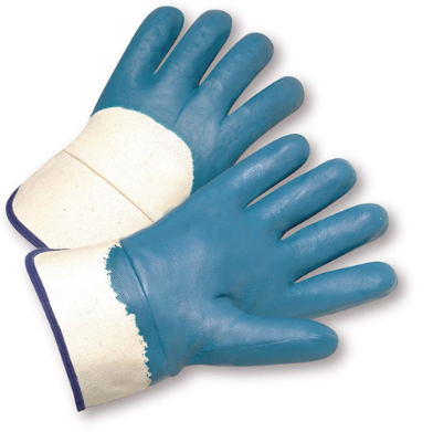 Gloves West Chester 4550 Heavy Weight Nitrile Palm Coated Safety Cuff Glove