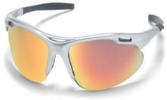 Safety Glasses-Pyramex Avante SS4545D- Silver Frame - Orange Mirror Lens