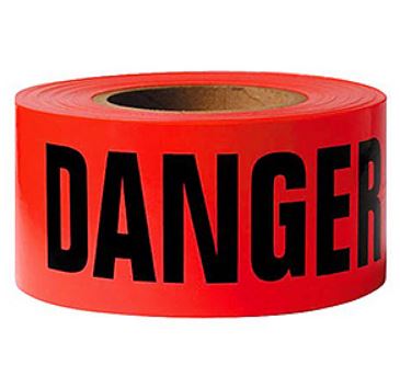 Danger Tape DT-1000R Red