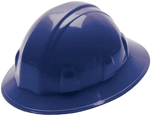 Hard Hat Full Brim Styles in 4pt and 6pt