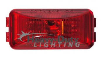 HD25108R  2-1/2 Rectangular RED LED 2-Pin Clearance Marker