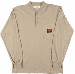 Rasco FR Henley Long Sleeve T-Shirt,  KHF452 or FR01010KH - Khaki