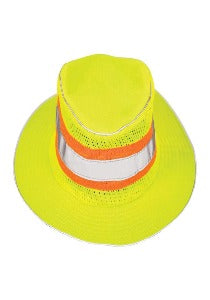ML Kishigo 2824 Hi Vis Full Brim Safari Hat