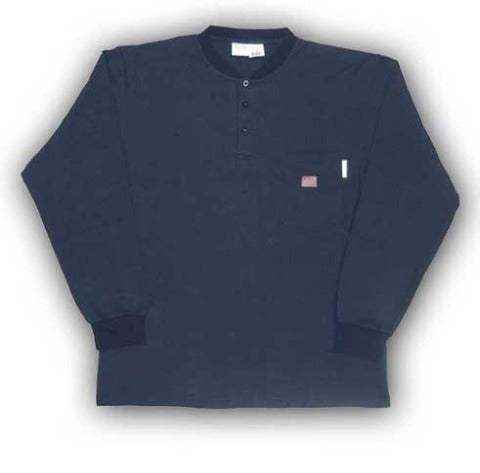 Rasco FR Henley Long Sleeve T-Shirt,  NTF453 or FR0101NV -Navy Blue