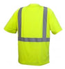 Pyramex RTS2110B  Hi Vis Class 2 T Shirt Lime Yellow