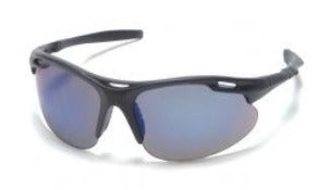 Safety Glasses-Pyramex Avante SB4575D   - Black Frame - Blue Mirror Lens