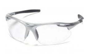 Safety Glasses-Pyramex Avante SS4510D   - Silver Frame - Clear Lens