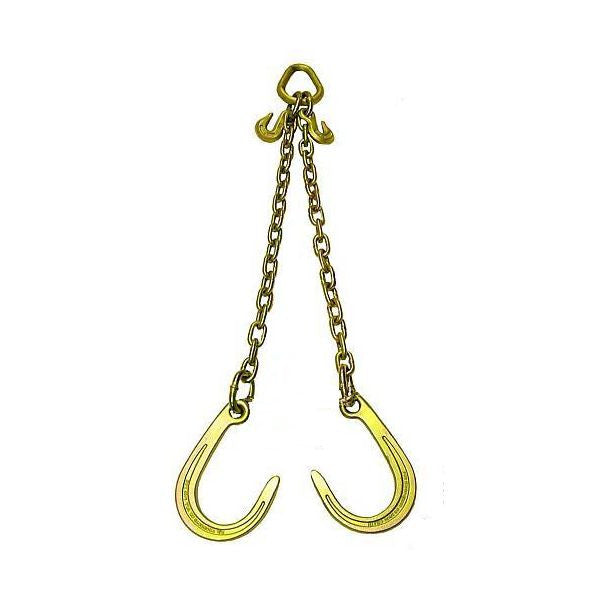 V-Chains: Grade 70 with Sport Hooks, 2' Legs, 5/8" Pear Link with Grab Hooks