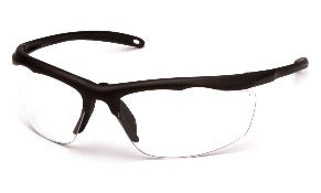 Safety Glasses-Pyramex VentureGear Safety Glasses-Zumbro VGSBR210T Bronze Frame, Clear Anti-Fog Lens