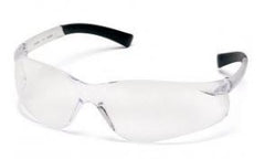 Safety Glasses-Pyramex Ztek S2510ST- Rubber Temple Tips - Clear H2X Anti-Fog Lens