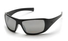 Safety Glasses-Pyramex Goliath SB5670D- Black Frame - Silver Mirror Lens
