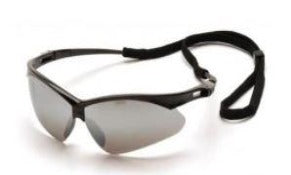 Safety Glasses-Pyramex PMXTREME SB6370SP - Black Frame - Silver Mirror Lens