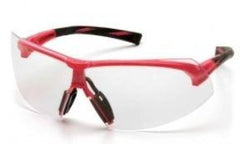 Safety Glasses-Pyramex Onix SP4910S - Pink/Black Frame - Clear Lens