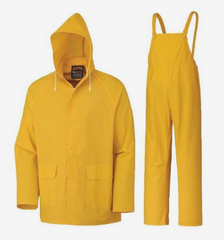 West Chester 4035 Rain Suit  3 Piece - Yellow